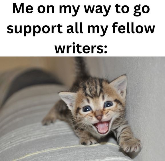 me on my way to support other writers